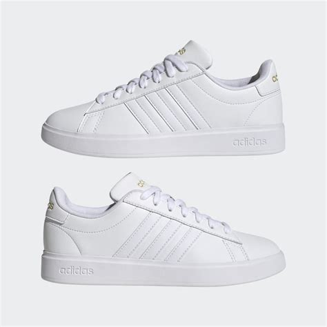 Women's White Grand Court Shoes 